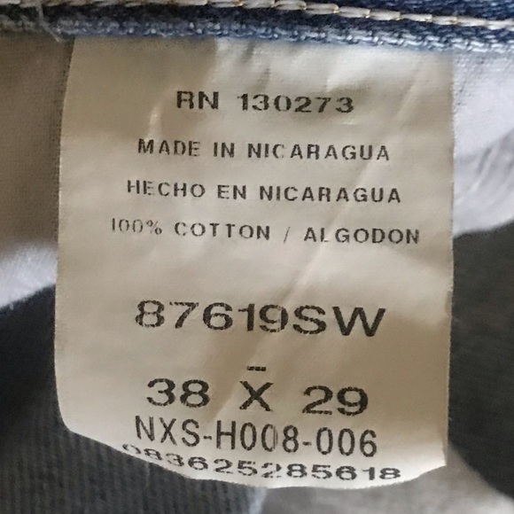 Wrangler Rustler Men's Regular Fit Jeans 38x29 Used - Picture 5 of 5